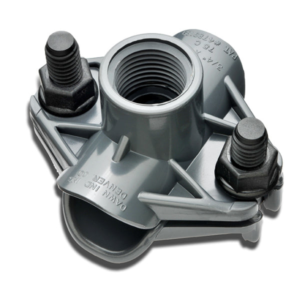 1-1/4" X 1/2" KWIKSEAL POLY/FIPT SADDLE