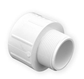 1-1/2" x 2" Schedule 40 PVC Reducing Male Adapter - MIPT x Socket