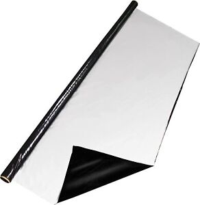 White on Black Embossed Plastic